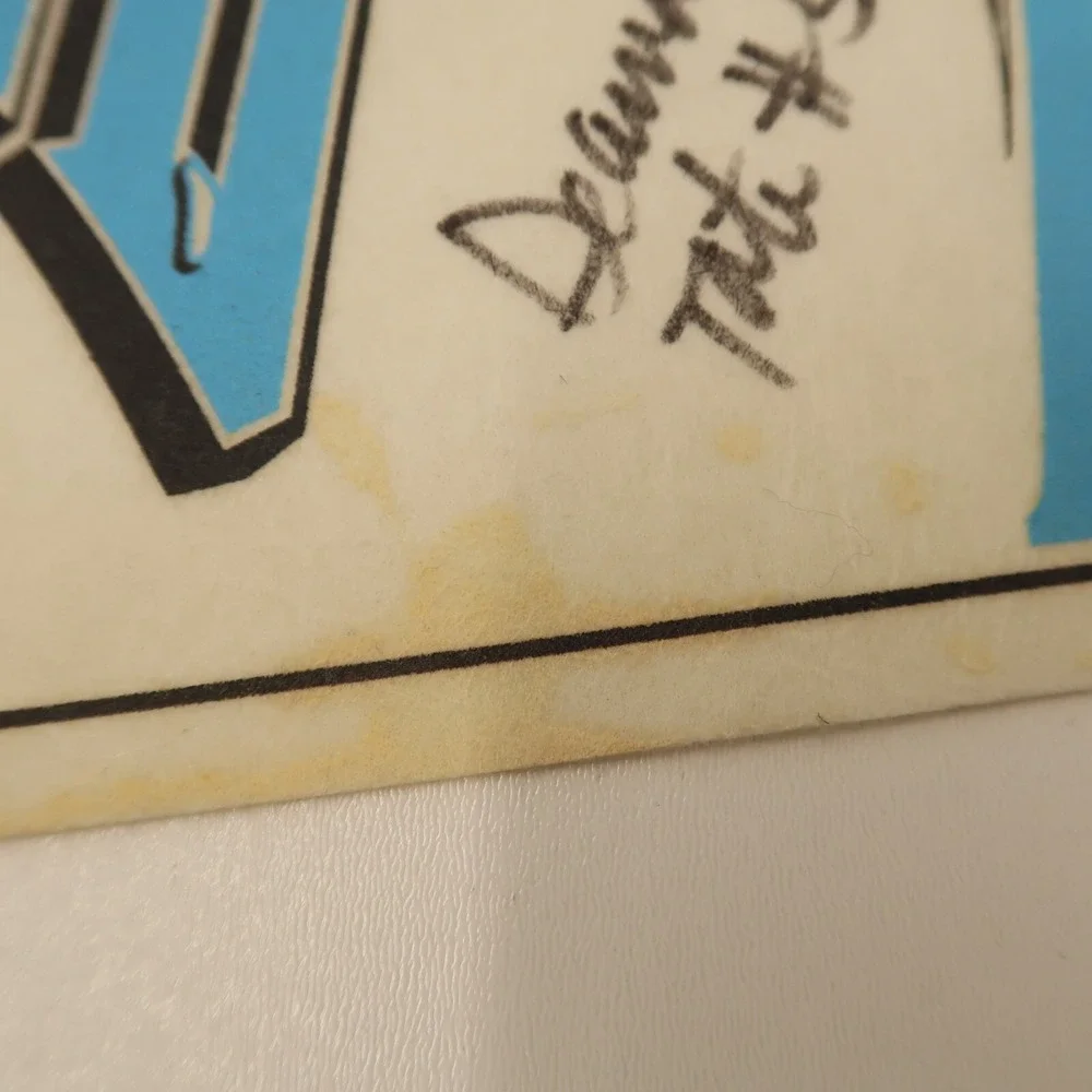 Vintage New England Blizzard ABL Basketball League Pennant Felt Autographed Sign